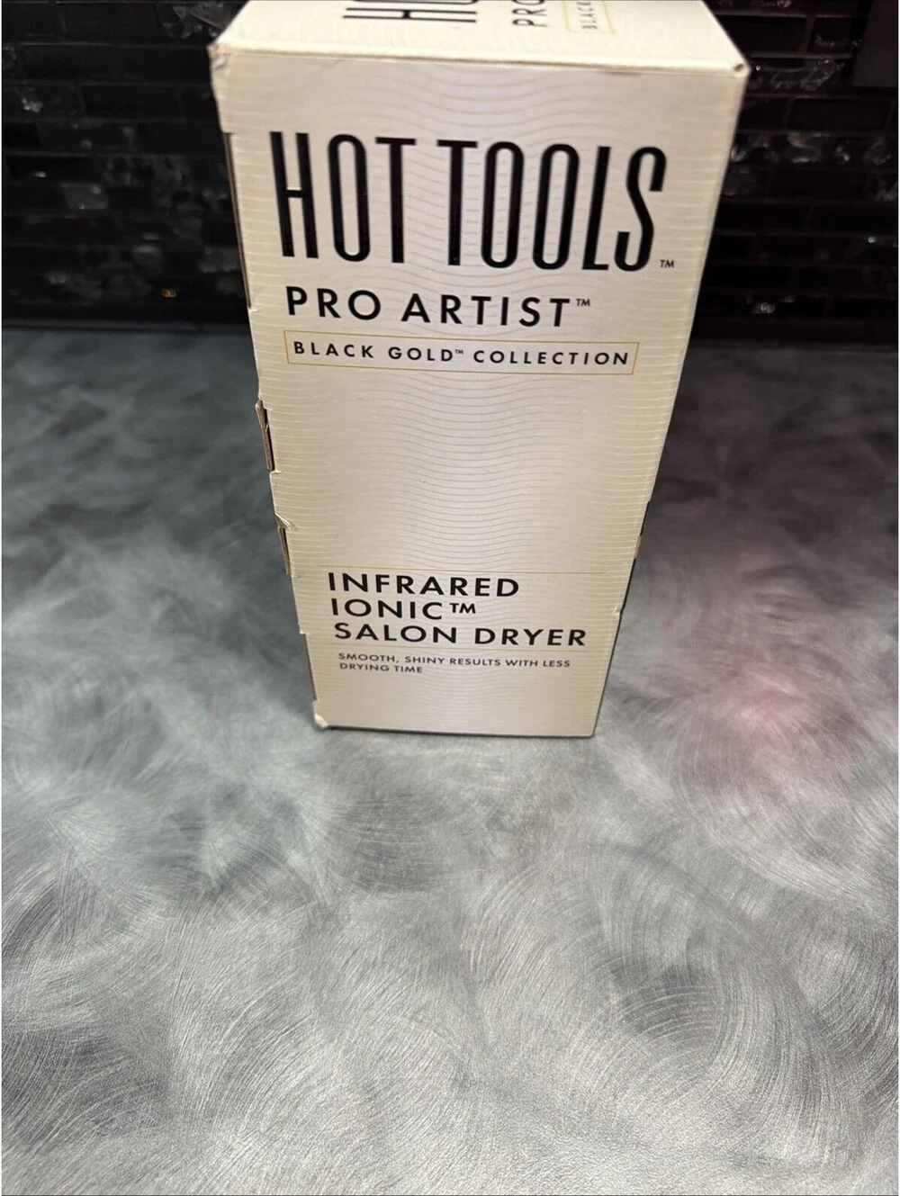 Hot Tools Pro Artist Infrared Ionic Salon Hair Dryer Black Gold Collection